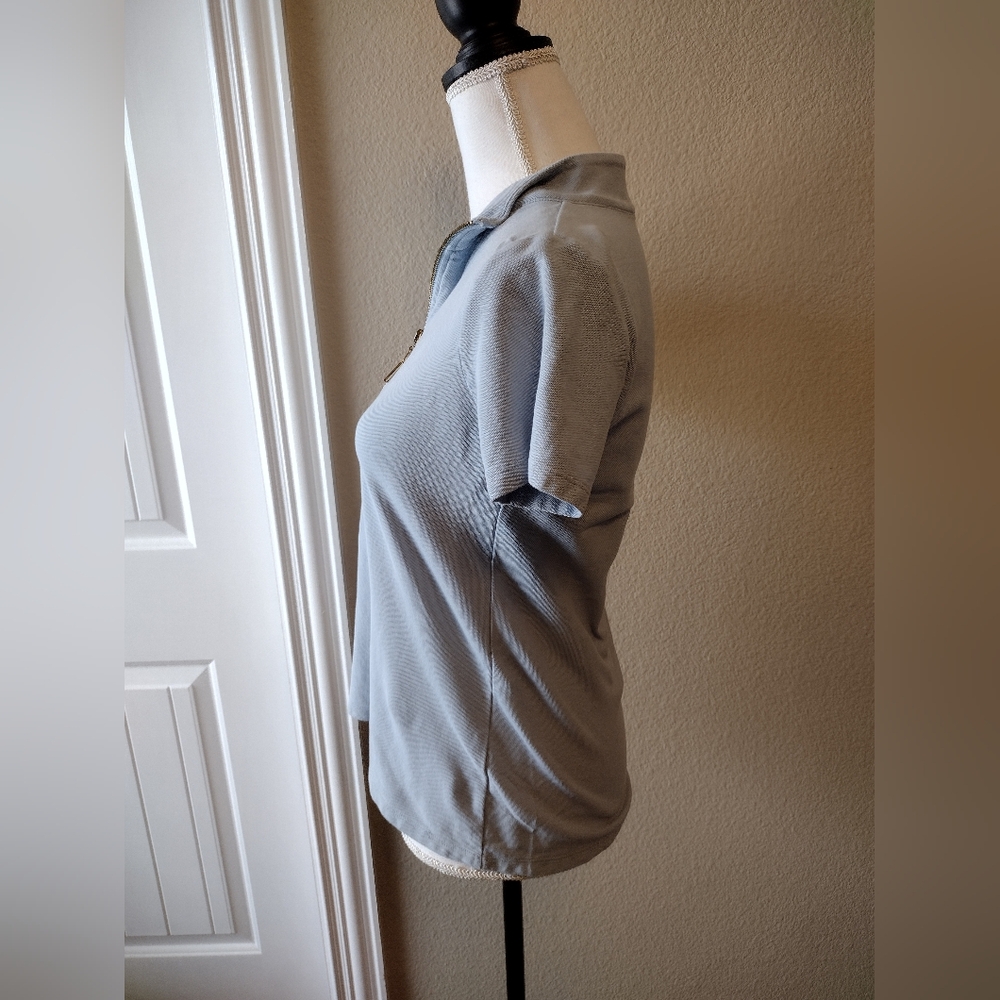 Spartina 449 Short Sleeve Serena Half Zip Women's Top Size XS - Picture 4 of 9